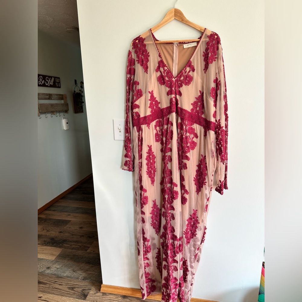 Altar’d State A Beautiful Soul Norrie Maxi Lace Dress